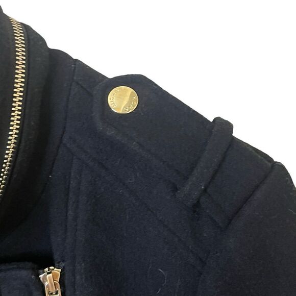 MICHAEL Michael Kors Asymmetrical Coat Sz L - Picture 4 of 12